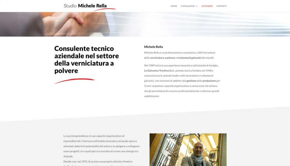 Sito web Studio Michele Rella GBF web design Trento