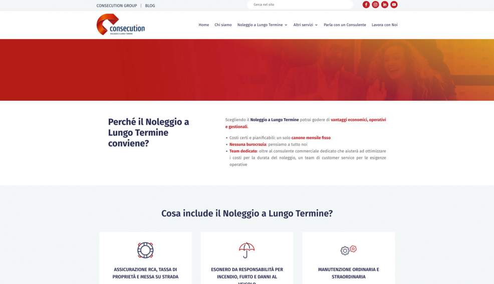 GBF costruzione sito web Consecution